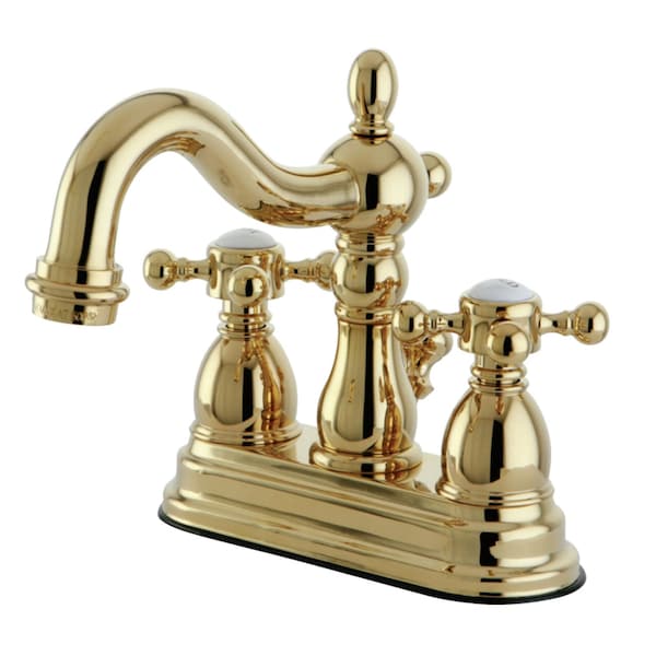 Kingston Brass KS1602BX 4" Centerset Bathroom Faucet, Polished Brass KS1602BX - main